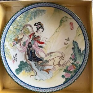 3 Imperial Porcelain Plate: Lake Silkworm, Lady White, and Pao Chai